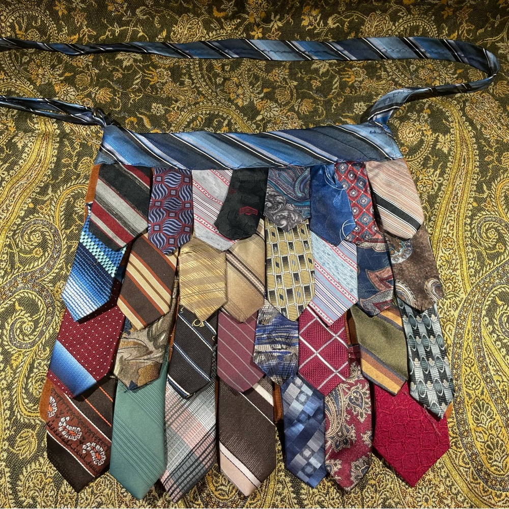 Purse made of Assorted Neck  Ties Collection